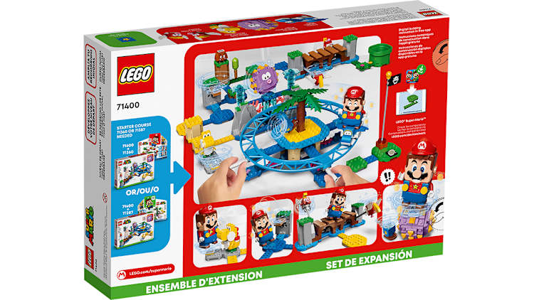 マリオ LEGO® Super Mario™ Big Urchin Beach Ride Expansion Set